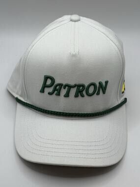 Master’s Golf White Unisex Patron Hat Cap Snapback EUC Worn Once